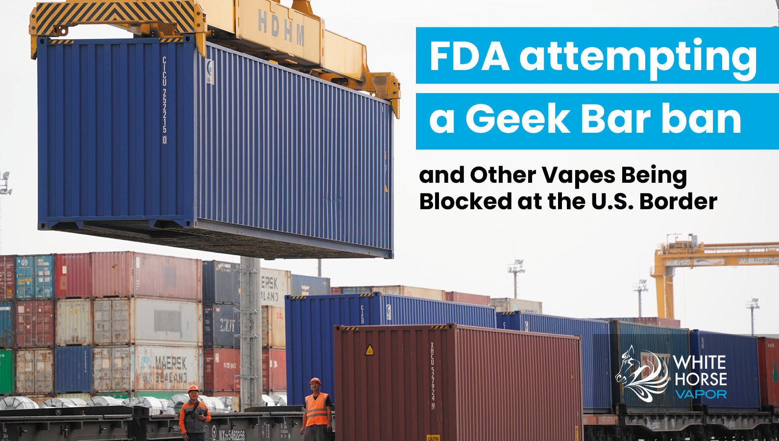 Why is the FDA attempting a Geek Bar ban and Other Vapes Being Blocked at the U.S. Border?