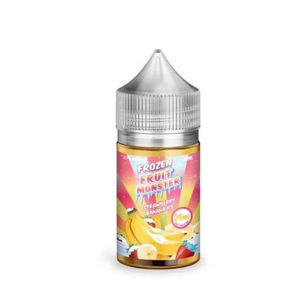 Frozen Fruit Monster Strawberry Banana Ice Vape Juice White Horse Vapor