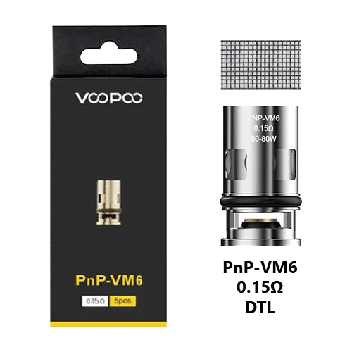 30673893294145 VOOPOO VINCI & Drag S/X Coils - PnP-VM6-0.15ohm