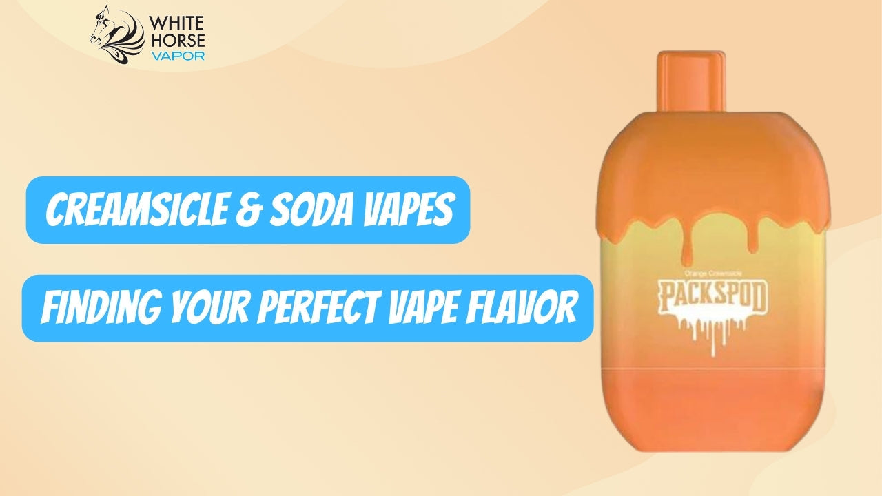 Fizz Your Taste Buds With Soda and Creamsicle-flavored Vape