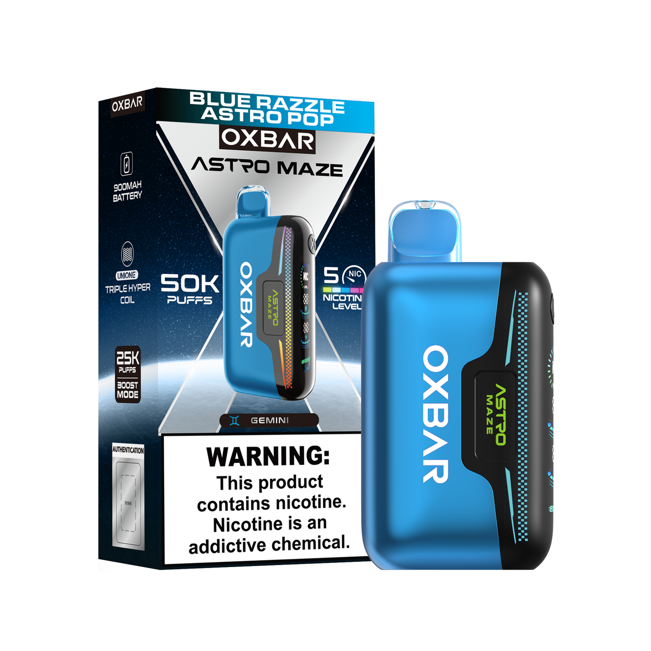 OXBAR Astro Maze 50k - Tobacco Series (ETA 7/2)