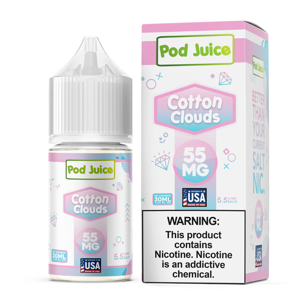 Pod Juice Salt: Cotton Clouds