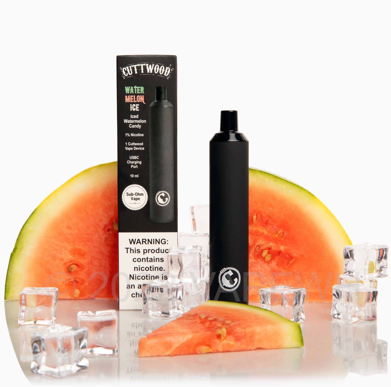 Watermelon Ice Cuttwood Disposable Vape