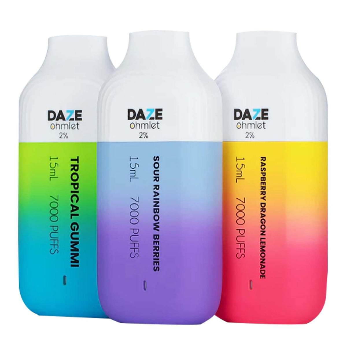 Daze Ohmlet 2% Disposable Vape - Group