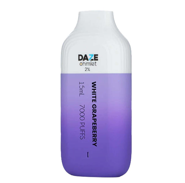 White Grapeberry 7 Daze OHMLET 2% Disposable Vape