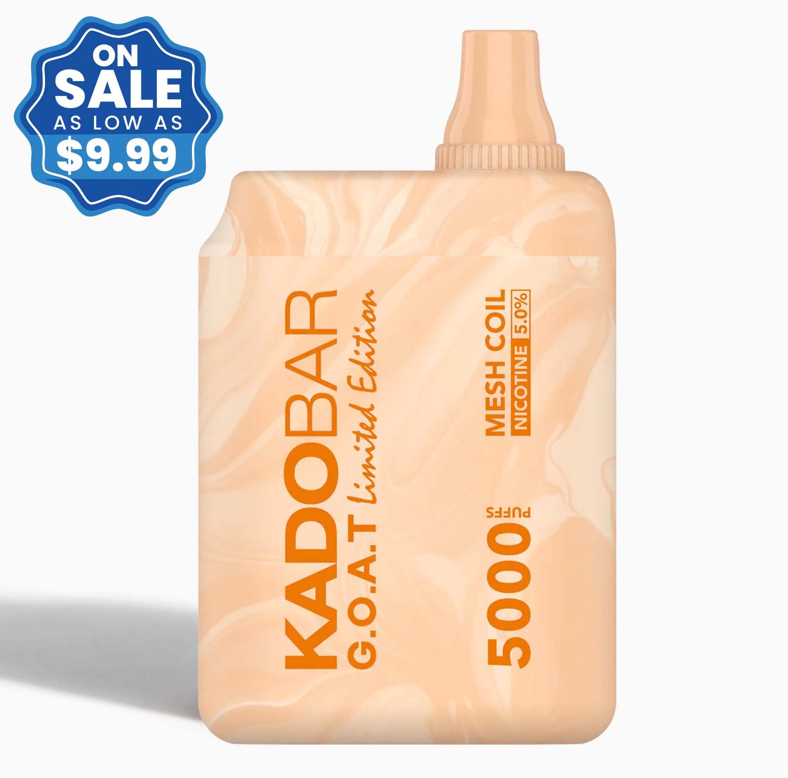 Kado Bar 5000 Puff Disposable - Strawberry Mango G.O.A.T. Limited Edition