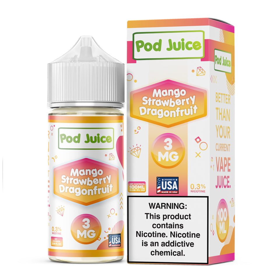 a bottle of liquid next to a box