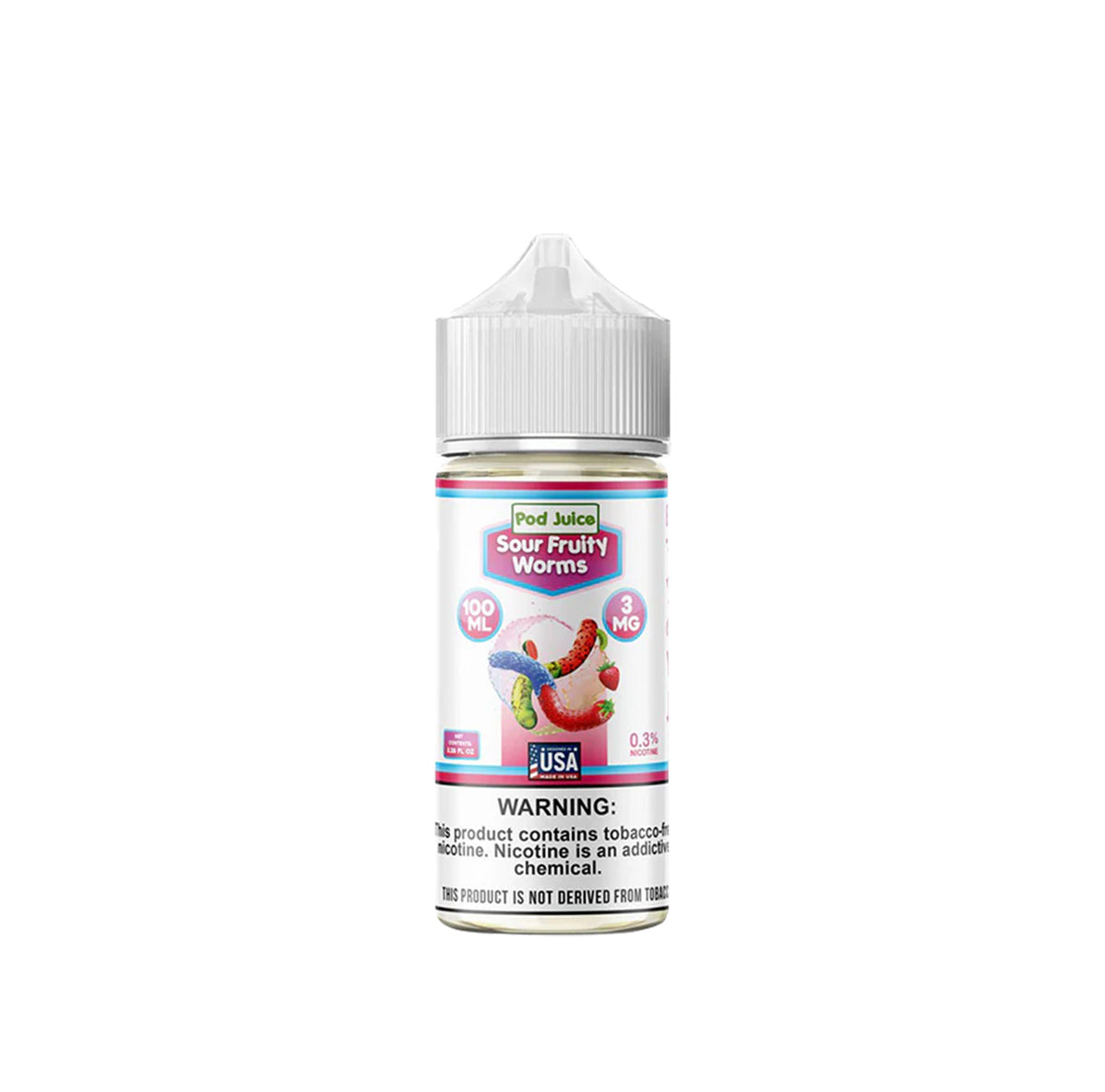 Pod Juice - Sour Fruity Worms