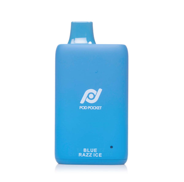 Blue Razz Ice Pod Pocket 7500 Puff Disposable Vape