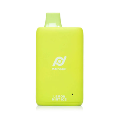 Lemon Mint Ice Pod Pocket 7500 Puff Disposable Vape