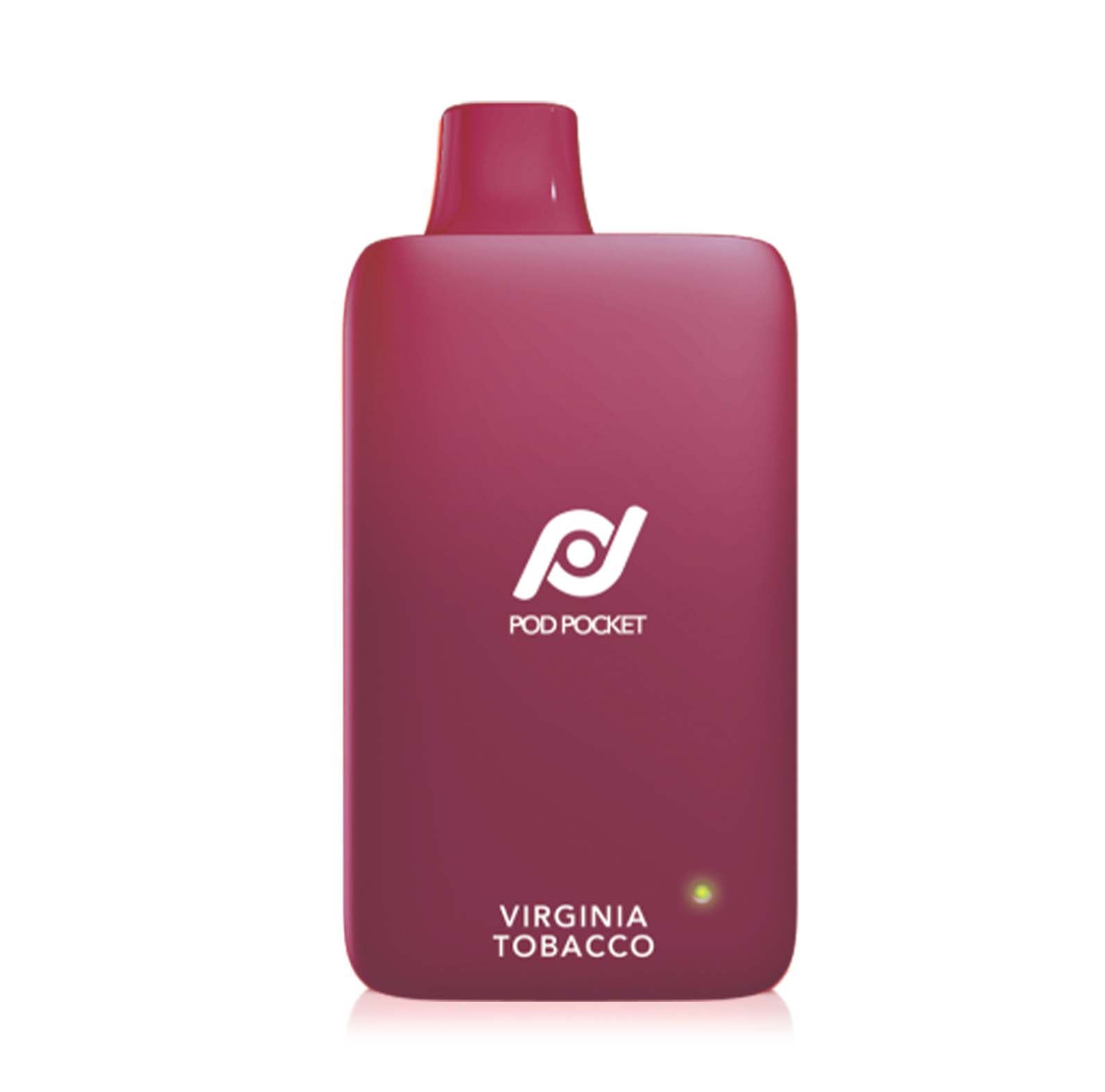 Virginia Tobacco Pod Pocket 7500 Puff Disposable Vape