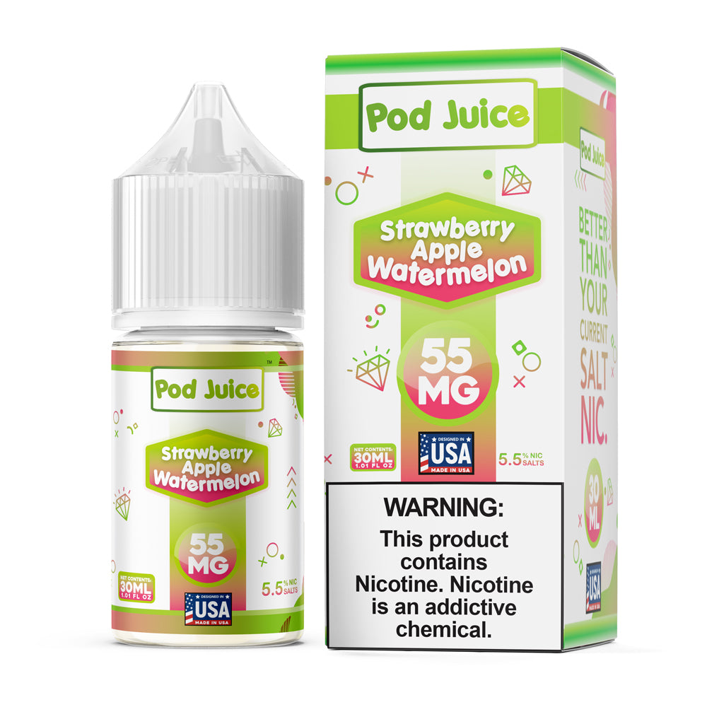 Pod Juice Salt Strawberry Apple Watermelon