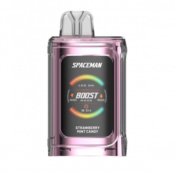 31831816929345 Spaceman BOOST Vape - Strawberry Mint Candy