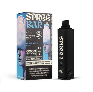 Spree Bar Disposable Vape Starter Kit with 6000 Puffs