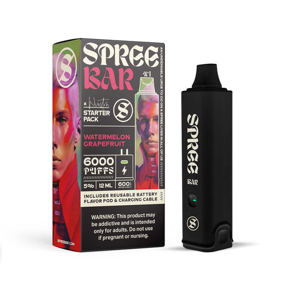 Spree Bar Disposable Vape Starter Kit with 6000 Puffs