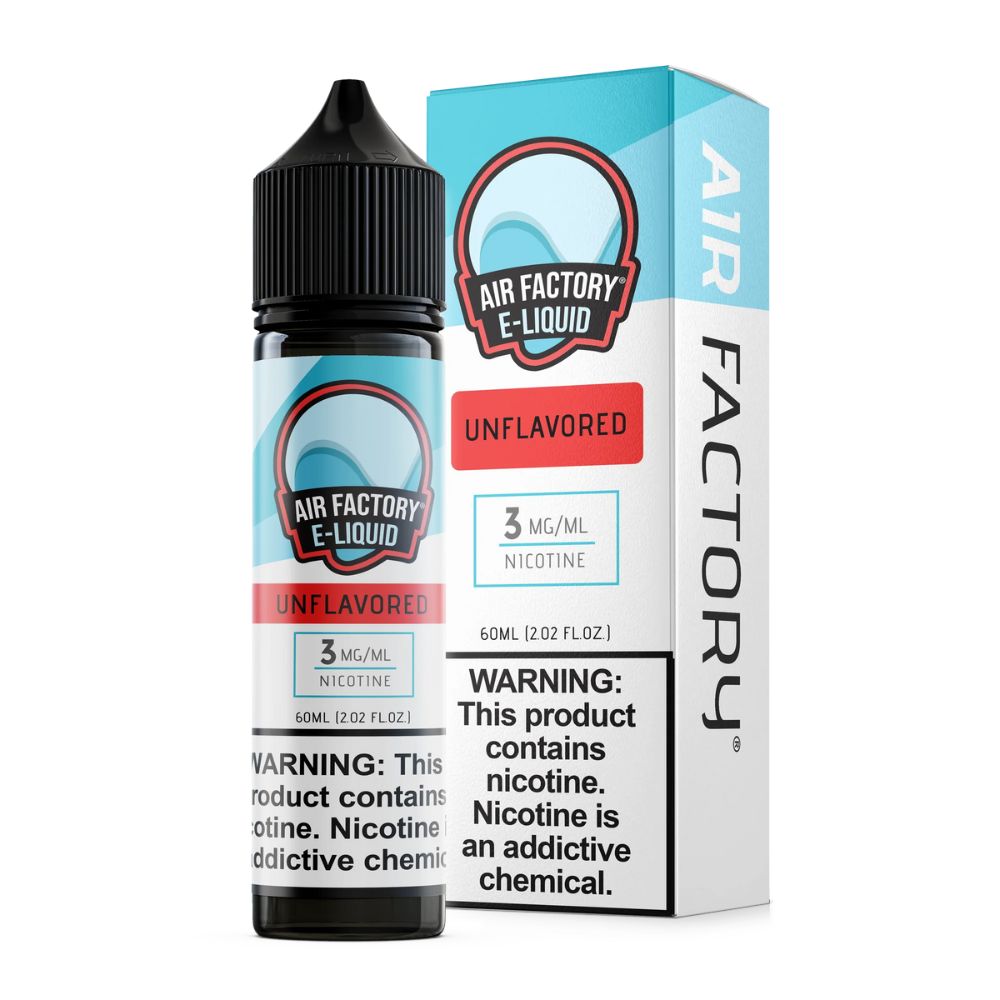 Air Factory E-Liquid Unflavored | 60mL 3mg