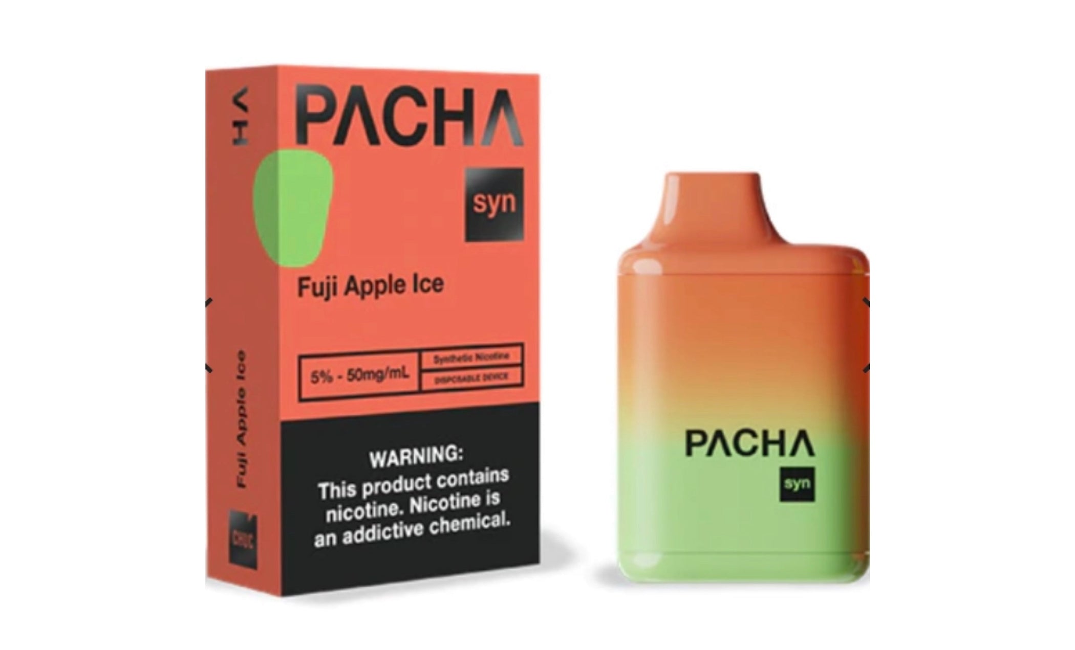 Pacha Syn Disposables 4500 Puff - Fuji Apple Ice