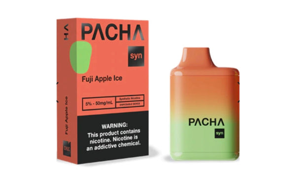 Pacha Syn Disposables 4500 Puff - Fuji Apple Ice