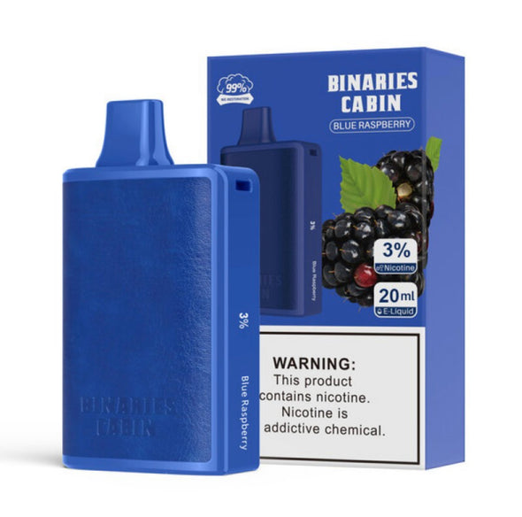 Binaries Cabin Disposable 10,000 Puffs - Blue Raspberry 