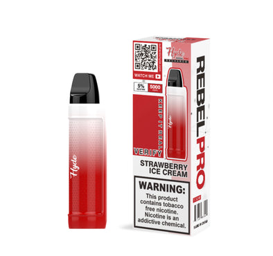 Hyde Rebel Pro Recharge 5000 Disposable - Strawberry Ice Cream
