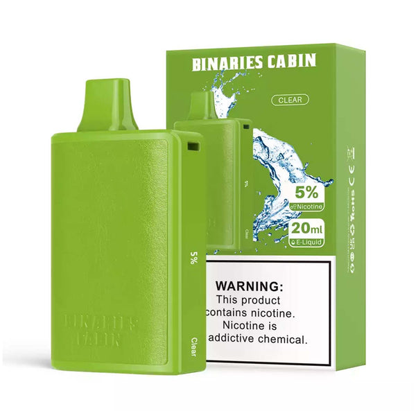 Binaries Cabin Disposable 10,000 Puffs - Clear (5% only)