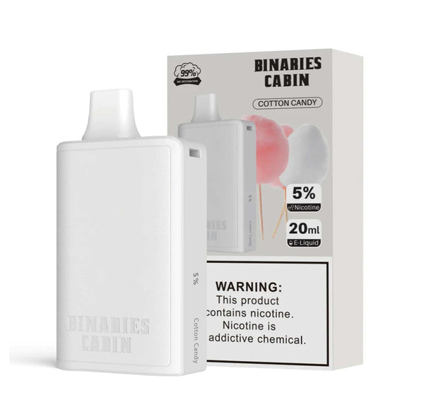 Binaries Cabin Disposable 10,000 Puffs - Cotton Candy (5% only)