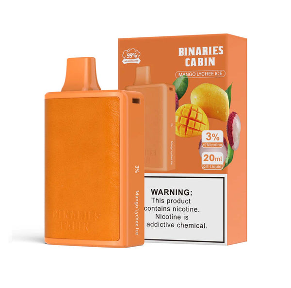 Binaries Cabin Disposable 10,000 Puffs - Mango Lychee Ice