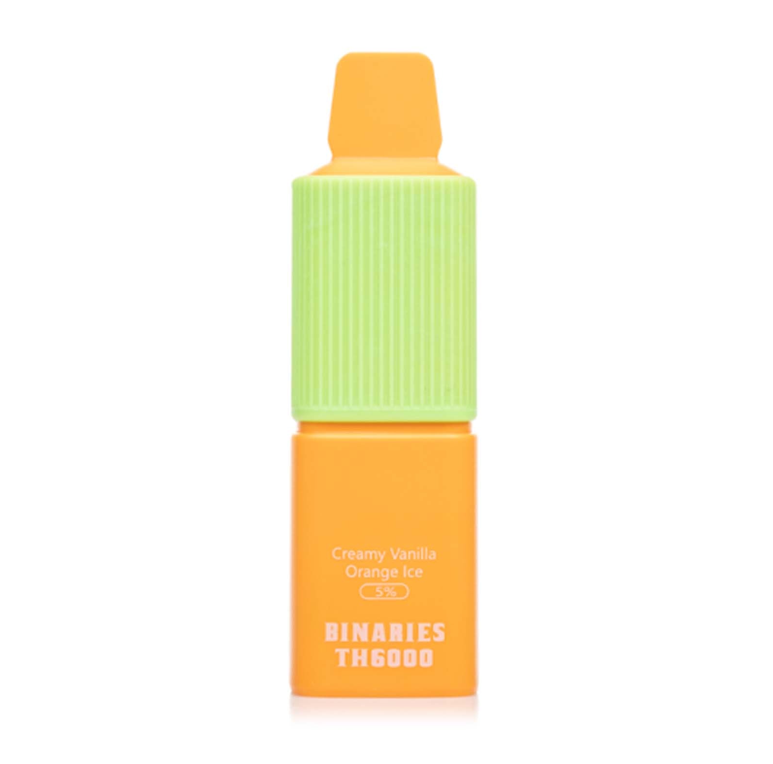 Binaries TH6000 Disposable Vape - Creamy Vanilla Orange Ice