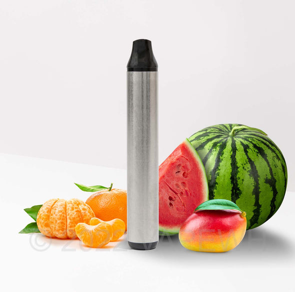 30568103706689 Silver Tangerine Melon Disposable (1500 Puffs) - Tangerine Melon