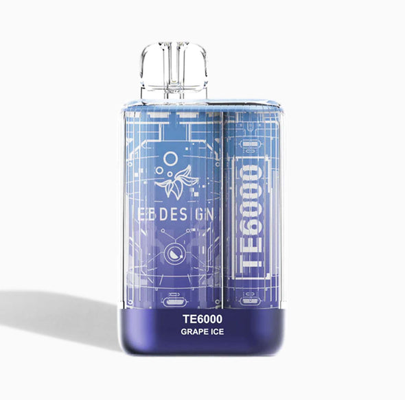 EB Design TE6000 Disposable Vape - Grape Ice