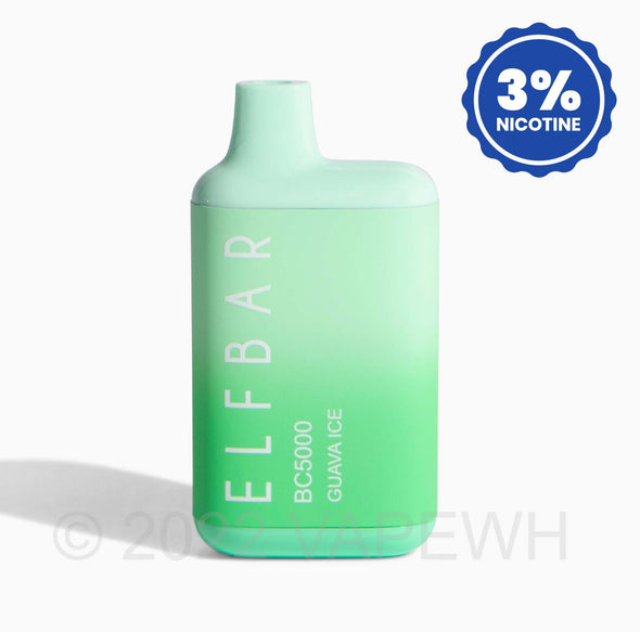 Elf Bar 3% Nicotine 5000 Puff Disposable - Guava Ice