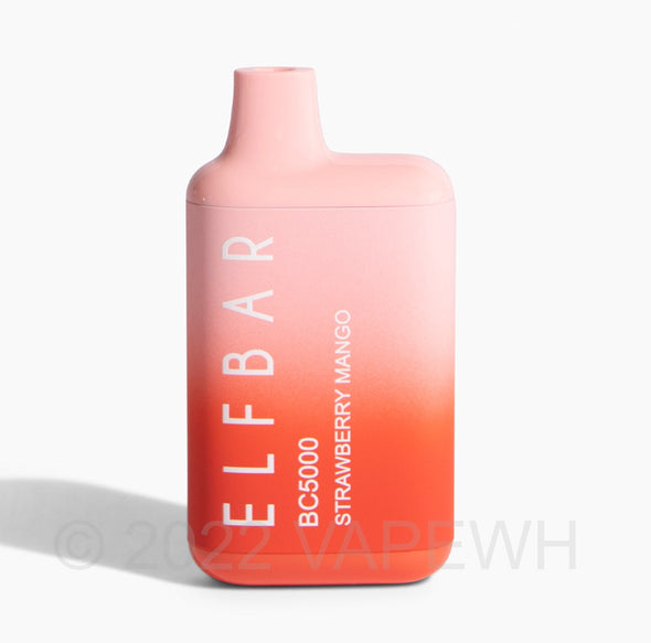 Elf Bar BC5000 Disposable Vape (5000 Puff) - Strawberry Mango 