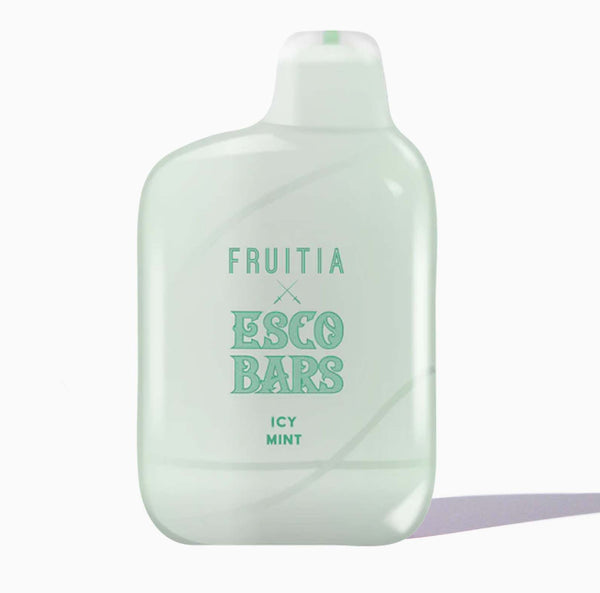 Icy Mint Esco Bars Fruitia 6000 Puff Disposable Vape - Icy Mint 