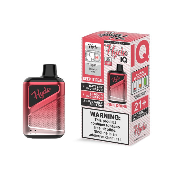 Hyde IQ Disposable Vape Recharge 5000 Puff - Pink Drink