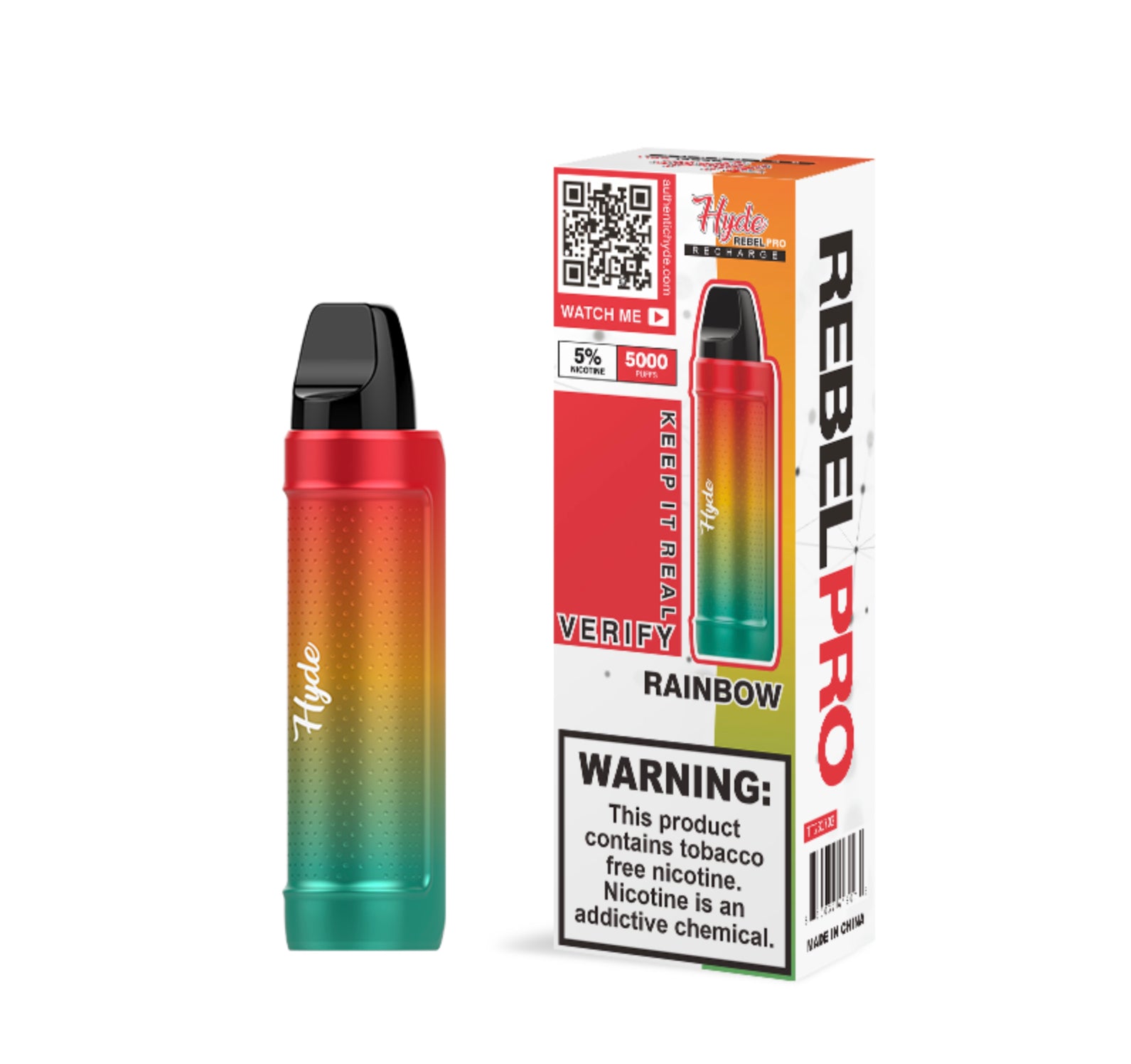 NEW Hyde Disposable 💥 Introducing the Hyde Rebel PRO Recharge! - Perfect  Vape