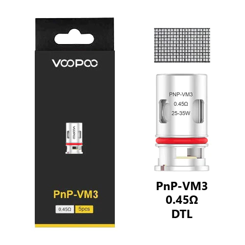 VOOPOO VINCI & Drag S/X Coils - PnP-VM30-0.45ohm 