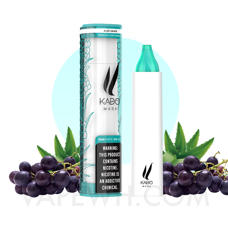 Kado Mark 3000 Puff Disposable - Aloe Grape 