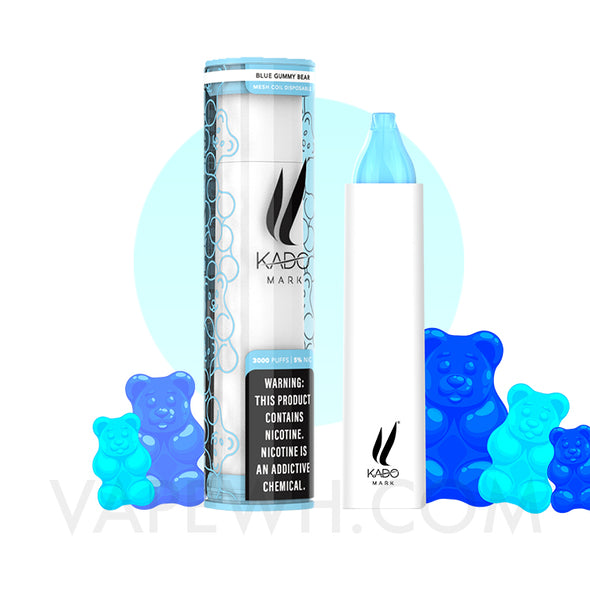 29776736157761 Kado Mark 3000 Puff Disposable - Blue Gummy Bear 