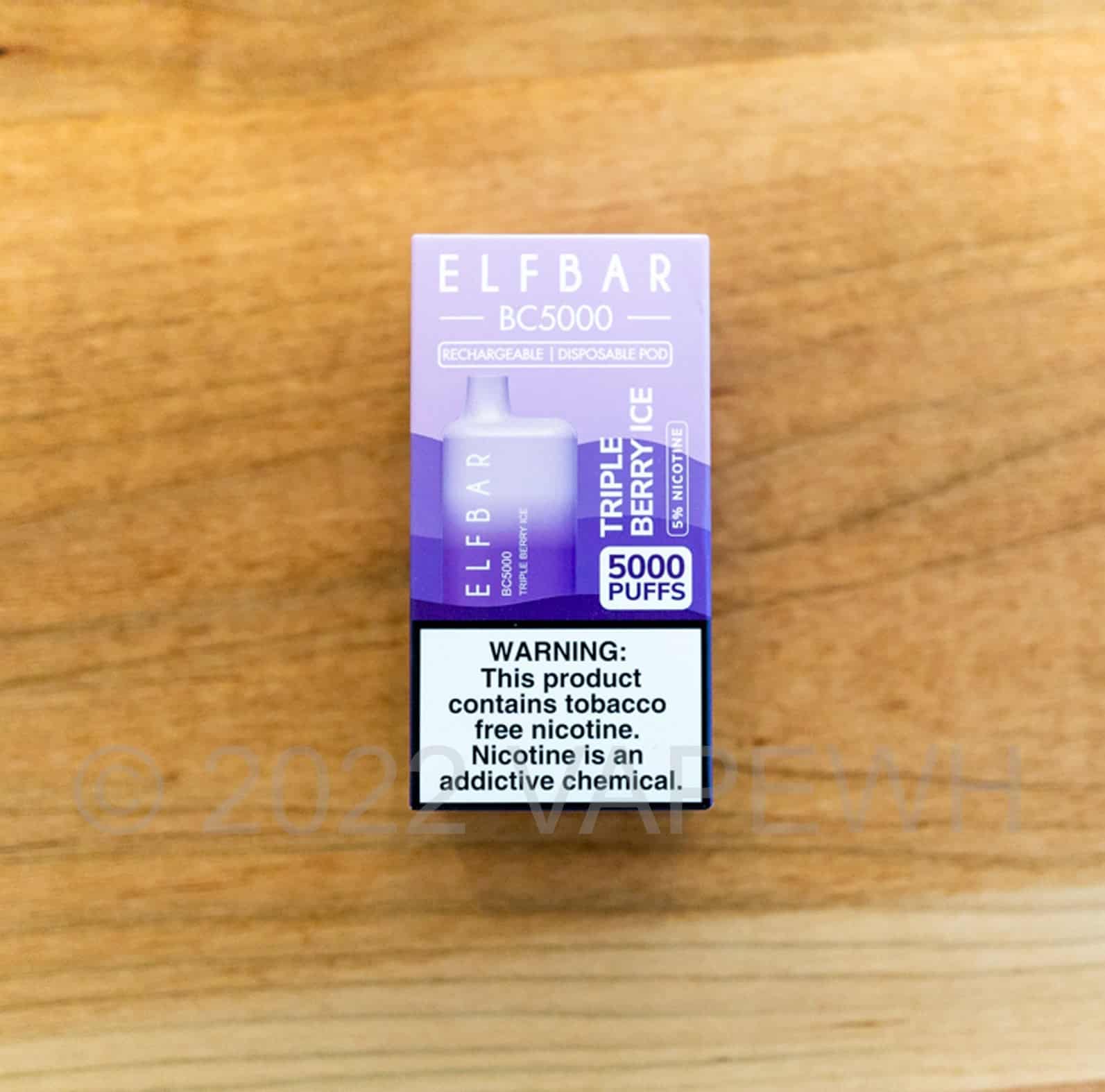Elf Bar BC5000 Disposable Vape (5000 Puff) - Triple Berry Ice Lifestyle