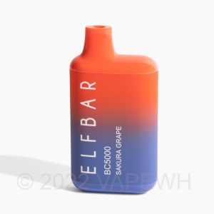 Elf Bar BC5000 Disposable Vape (5000 Puff) - Sakura Grape