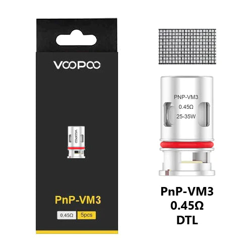 VOOPOO VINCI & Drag S/X Coils - PnP-VM30-0.45ohm