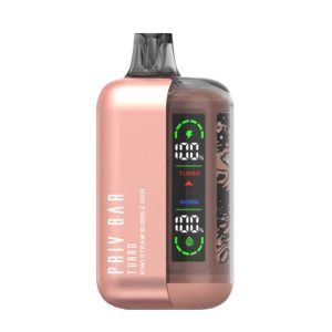 Priv Bar Vape Turbo - Kiwi Straw BubbleGum
