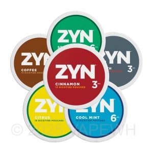 Zyn Nicotine Pouches - 15 Pouches Per Can - 3 & 6 MG