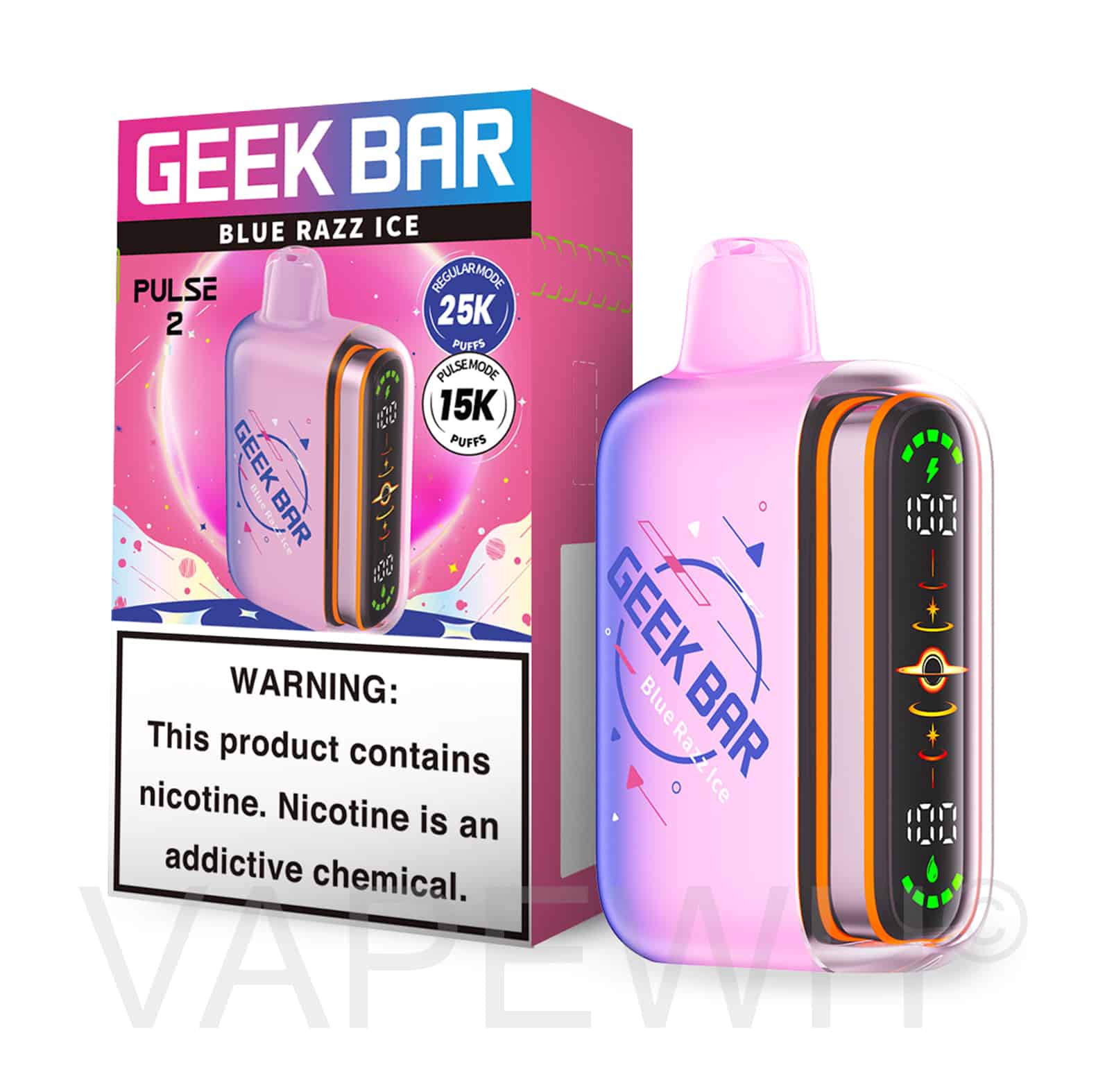 2.5 nicotine disposable vape Geek Bar Pulse 2 - 25000 Puffs Disposable Vape - 5% Nicotine